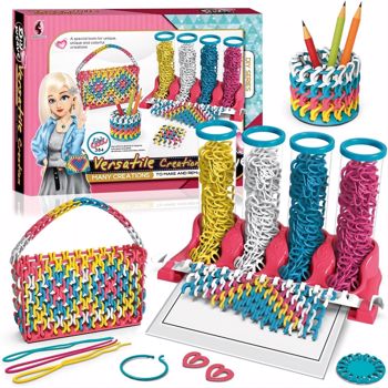 DIY Toys Puzzle Creative Ribbon Woven Hand Ropes Jewelry Making for Children Toy,Girls Kids Toy gifts.Logistics is randomly sent by UPS/USPS/FEDEX