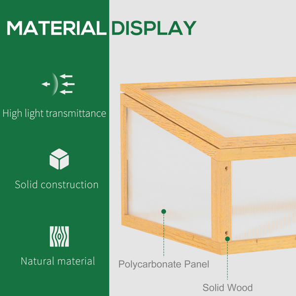 木制冷架温室花园便携式高架花盆（周末不发货）（ Amazon Shipping）（WalMart禁售）-3