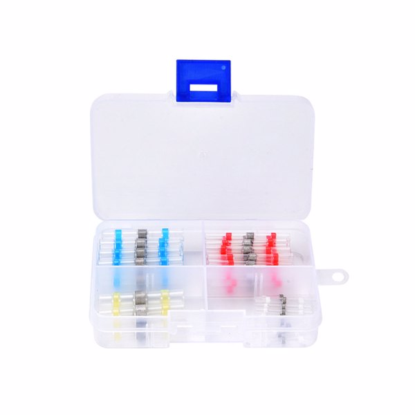 300pcs 热缩端子焊锡端子（白70蓝100红100黄30）-2