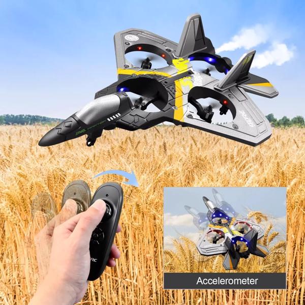 4DRC V17 Remote Control Plane 2.4Ghz Foam RC Airplanes Helicopter Quadcopter,Spinning Drone with Cool Light,Gifts for Kids Adults.Logistics is randomly sent by UPS/USPS/FEDEX/Amazon Logistics.