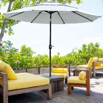 Outdoor beach umbrella/Sun Umbrella  Prohibited by WalMart）