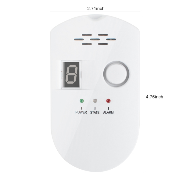 High Sensitivity LPG LNG Coal Gas Leak Detector Alarm Monitor Alarm Sensor
