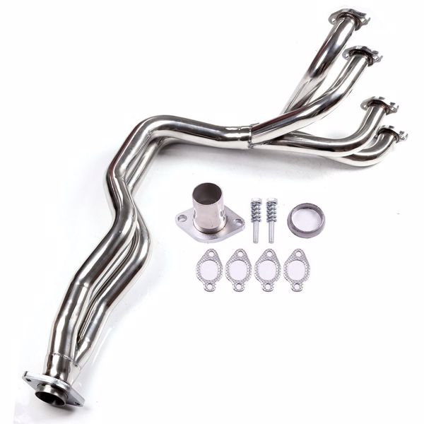 排气管 Fit For 1976-1984 VW Jetta Rabbit 1.5L 1.6L 1.7L Engines Stainless Steel Exhaust Manifold Racing Header（禁售亚马逊 & TEMU）(不支持无理由退货)-2