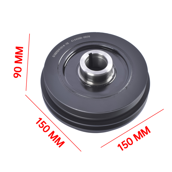 Engine Harmonic Balancer for Nissan Frontier Xterra Pickup Sport Utility 2.4L L4 1998-2004 12303-3S500