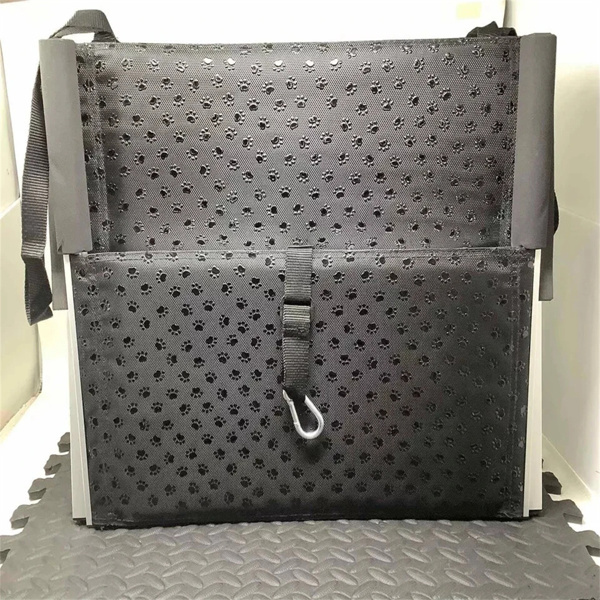  4-step dog staircase, with aluminum folding dog steps for cars