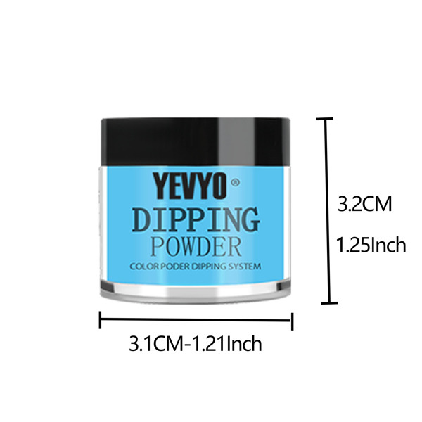 丙烯酸指甲套件浸入粉末指甲套件启动器，20颜色快速干粉指甲套件，带底漆和面漆激活剂浸入式指甲套件，用于法式指甲式磨练DIY-8