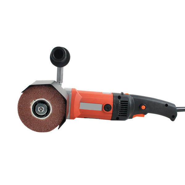 110V Burnishing Polishing Machine Polisher Handheld Sander with 2 Polishing Wheels