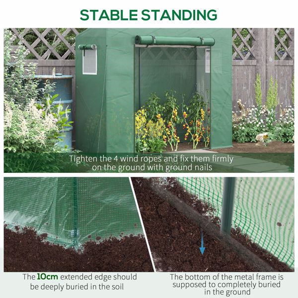 Mini Walk-in Greenhouse ( Amazon Shipping)（Prohibited by WalMart）