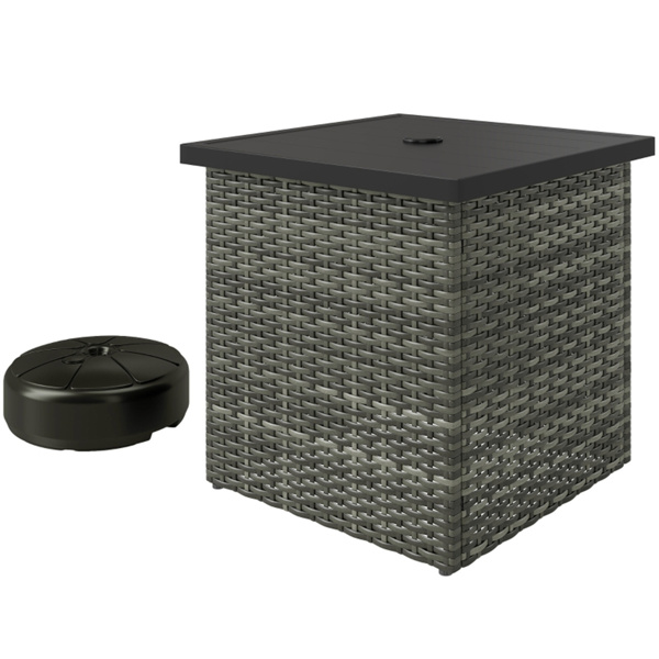Wicker Side Table  ( Amazon Shipping)（Prohibited by WalMart）