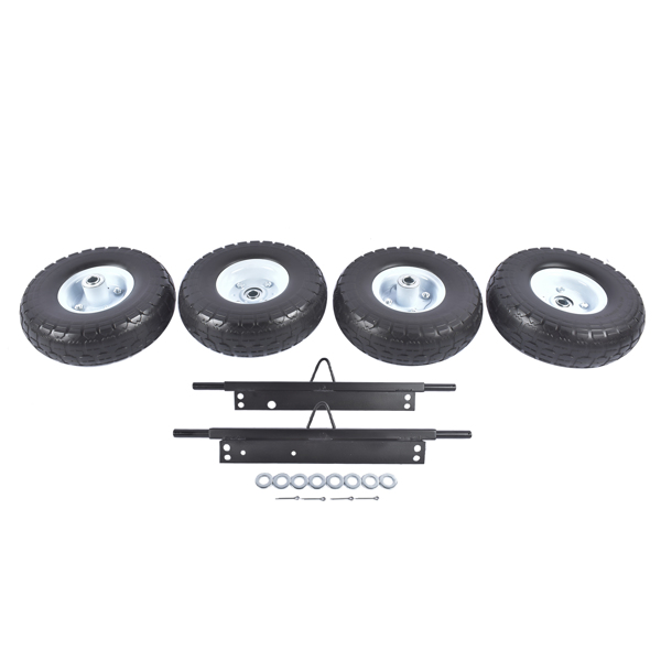 All Terrain Solid Never Flat Tires Wheel Kit for Honda Generator EU3000is 06423-ZS9-020AH