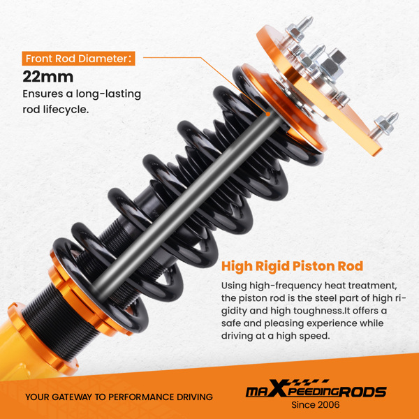 适用于Scion XB 2004 2005 2006调节高度减震支柱的螺旋弹簧套件-5