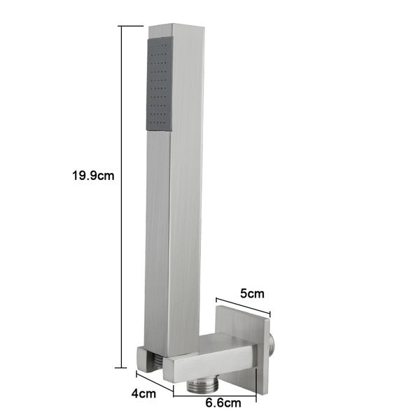 Enhance Your Shower with 12 Stainless Steel Rain Shower Set - Wall Mount Easy