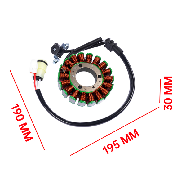 Generator Stator 18 Poles for YAMAHA YFZ450R YFZ450 2009-2021 18P-81410-00-00