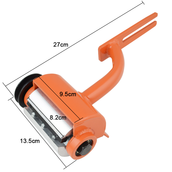 Effortlessly Peel, Bark, and Process Logs with our Chainsaw Attachment & Log Processing Barker Set - Includes Spare Knife and Gloves
