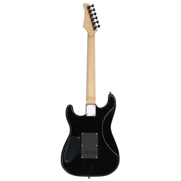 GST Stylish H-H Pickup Tiger Stripe Electric Guitar Kit with 20W AMP Bag Guitar Strap Black