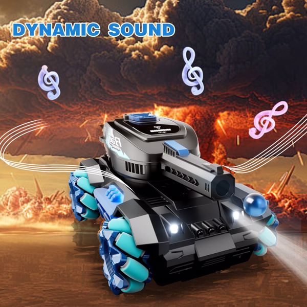 Y1 RC Truck Drift Gesture Car, Rc Crawler Scale Water Bullet Shooting,All Terrain 4WD Battle Stunt Car with 360°Rotating, Lights Music for Birthday Gifts.Logistics is randomly sent by UPS/USPS/FEDEX.