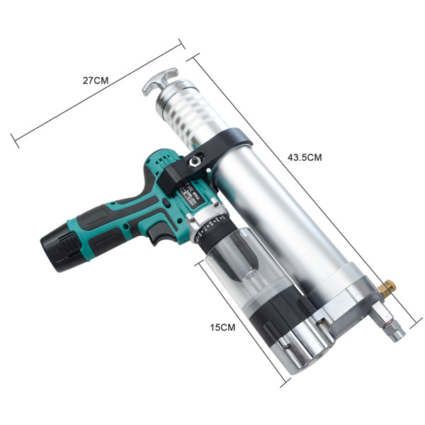 Cordless Electric Grease Machine Lithium Electric Combined Type Grease Gun High Pressure Automotive Greaser with Rechargeable Battery