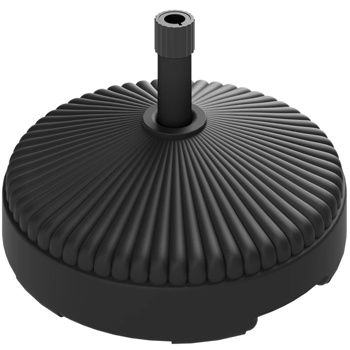 Black Round Patio Umbrella Base Holder