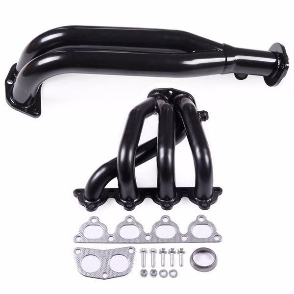 排气管 Fit For  1990-2000 Honda Civic 93-97 Honda Civic Del Sol Cadillac Chevrolet Corvette 1.6L Exhaust Header & O2 Bung/Gasket（禁售亚马逊 & TEMU）(不支持无理由退货)-1