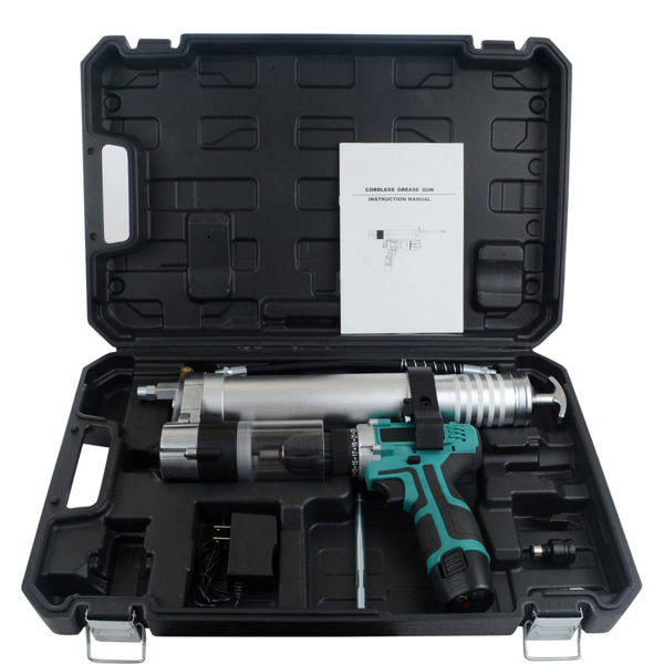 Cordless Electric Grease Machine Lithium Electric Combined Type Grease Gun High Pressure Automotive Greaser with Rechargeable Battery