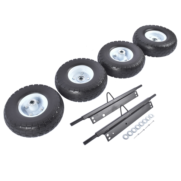 All Terrain Solid Never Flat Tires Wheel Kit for Honda Generator EU3000is 06423-ZS9-020AH