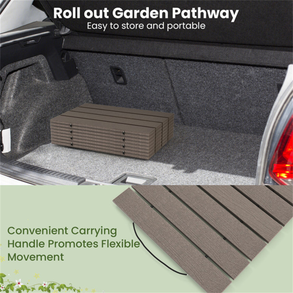 8 Ft  gray outdoor garden walkway 95