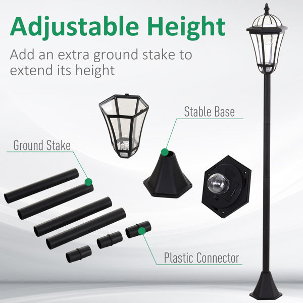 2 Piece LED Garden Lights