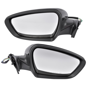 2PCS Exterior View Mirror Left & Right Side Heated Hand for Kia Forte Forte5 2.0L 2017-2018 87610B0000, 87620B0000
