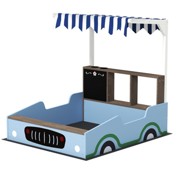 Kids Wooden Sandbox