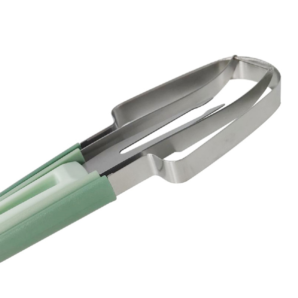 厨房小工具西瓜切不锈钢切瓜神器水果夹挖块多功能家用水果分割器 绿色-2