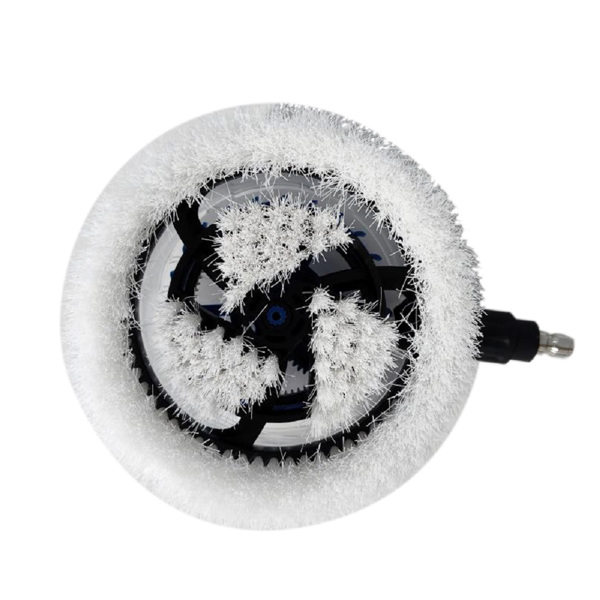 高压洗车水枪通水刷 1/4快插圆形旋转刷 扇形旋转伞状-4