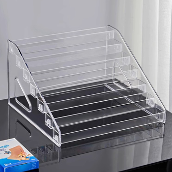 Acrylic Card Display Stand Rack Shelf Organizer For PSA Trading Baseball Card