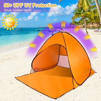 Pop Up Beach <b style=\\'color:red\\'>Tent</b> Sun Shade Shelter Anti-UV Automatic Waterproof <b style=\\'color:red\\'>Tent</b> Canopy for 2/3 Man w/ Net