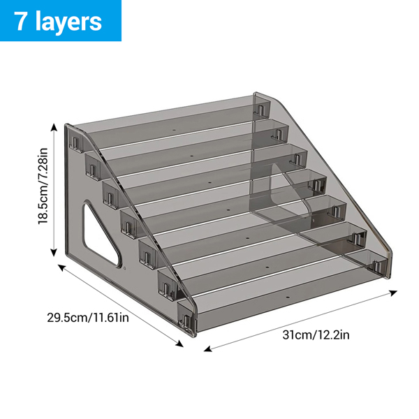 Acrylic Card Display Stand Rack Shelf Organizer For PSA Trading Baseball Card