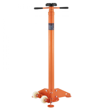 3/4 Ton Capacity Underhoist Stand with Triangular Base, Adjustable Height from 43.3\\" to 70.9\\", Heavy Duty Car Support Jack with Two Wheels for Easy Adjustment, Ideal for Automotive Lifting