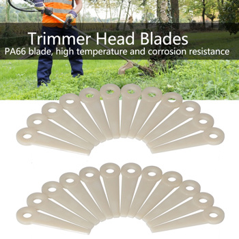 24Pcs Plastic Cutter Blades Lawn Mower Head Blade Replacement 4111‑007‑1001 for Stihl PolyCut