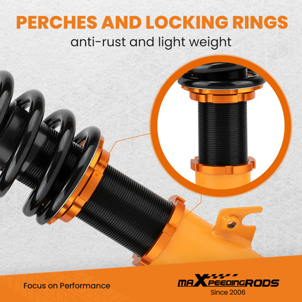 24路街道避震支柱，适用于斯巴鲁翼豹WRX 02-07 萨博GDB GDA 9-2X-4