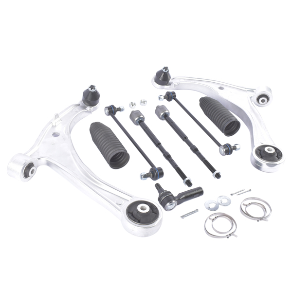 控制臂套装 10PCS Suspension Front Lower Control Arms w/Ball Joint Sway Bar Link for 2011-2017 Honda Odyssey 51350-TK8-A10-4