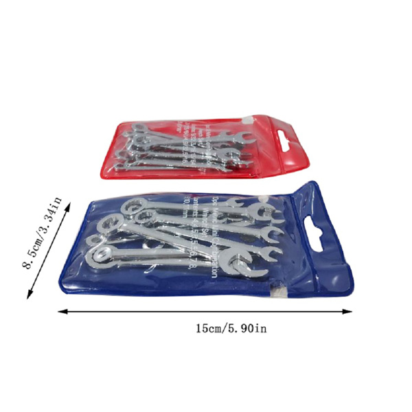 Mini Wrench Set Metric SAE Ignition Wrench Sets Open and Box End Wrench Set 