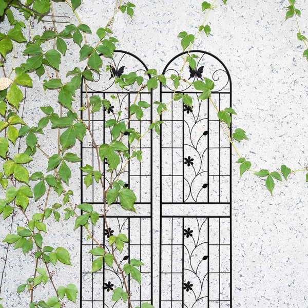 2 Pack Metal Garden Trellis 86.7