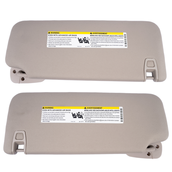 遮阳板 2Pcs Front Left and Right Sun Visors Sunshade for Cadillac Escalade Chevrolet Silverado GMC Yukon XL 1500 2007-2014-3