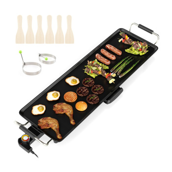 27\\" large electric grill with adjustable temperature