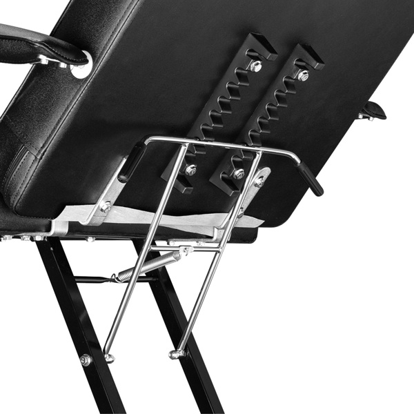 015A Beauty Salon Bed with Stool Black【Same code 10456084】