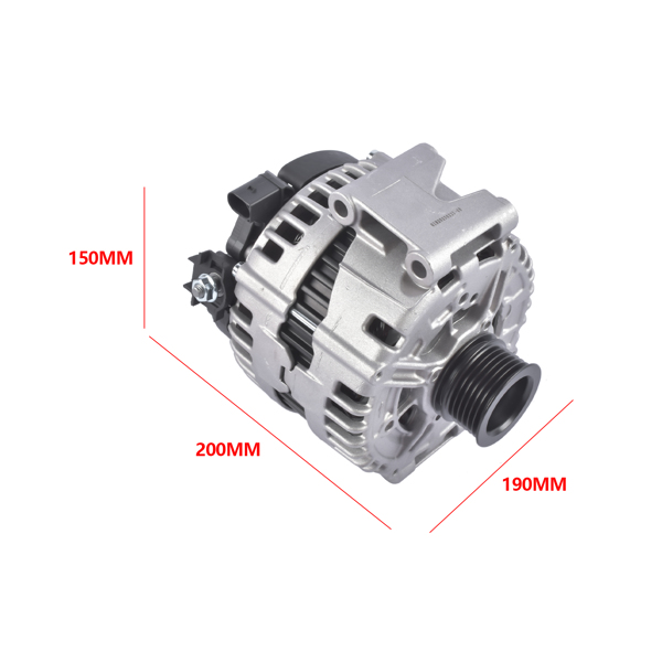 发电机 12V 220A Alternator Fits for Mercedes-Benz S550 2007-2009 CL550 2007-08 11305 CW S6 IR/IF-6