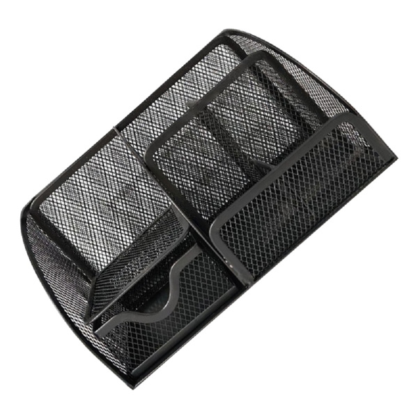 Mesh Desk Organizer,Multi-Use Desk Tidy & Pen Holder with 6 storage and 1 Slide Drawer