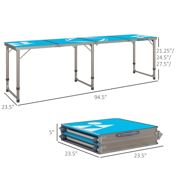  Aluminum Small Folding Table /  Dining Table