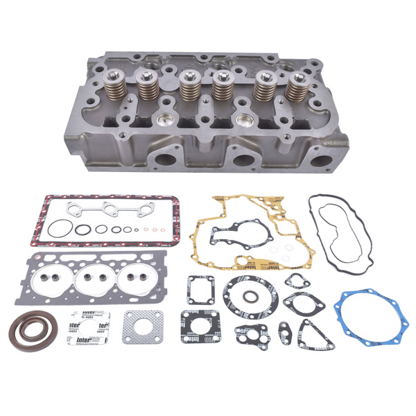 缸盖总成 Full Cylinder Head Valve & Spring Gasket for Kubota D902 Engine RTV900 RTV900W-1