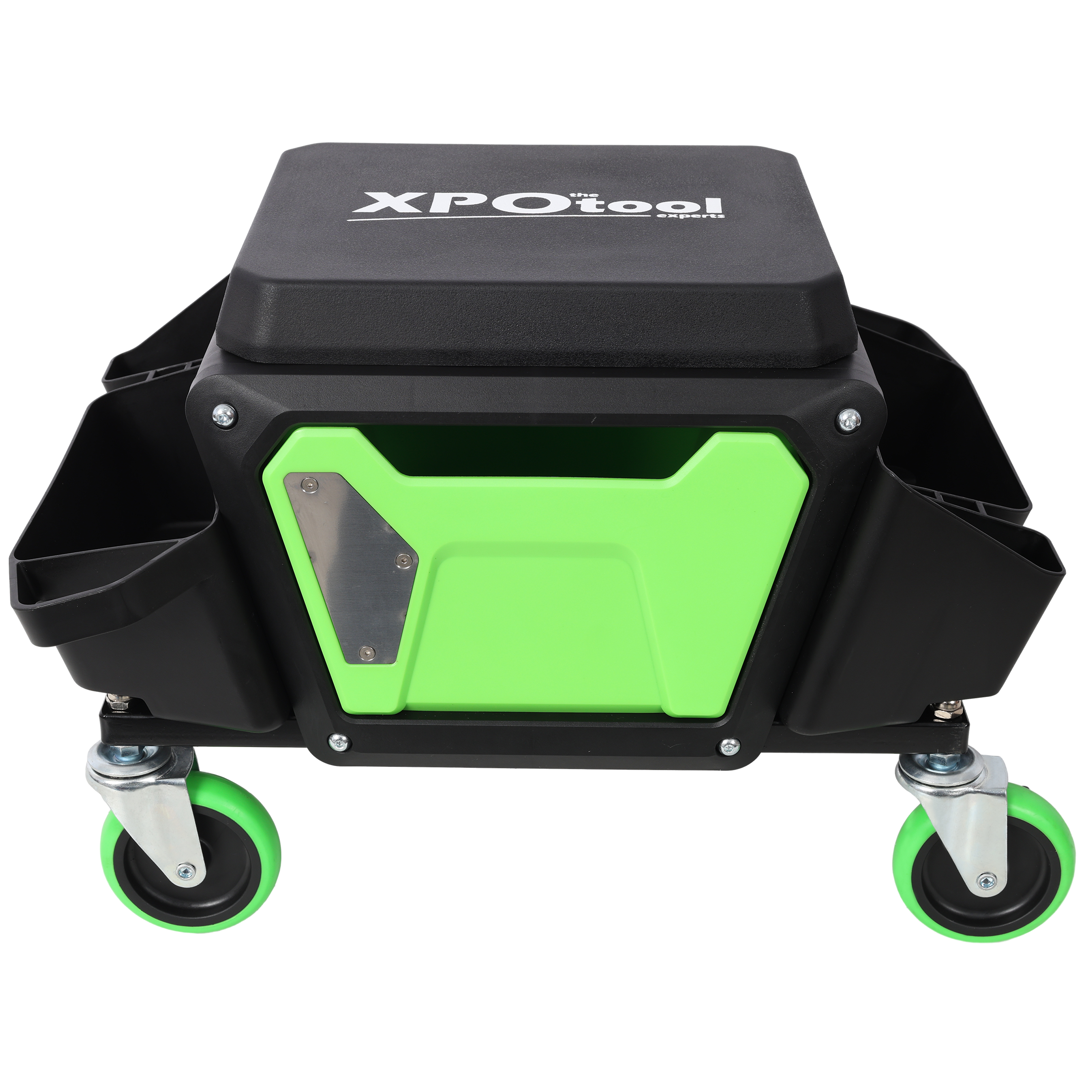 Heavy Duty Mechanic Stool with 330lbs Load Capability, Garage Stool with Wheels view 4