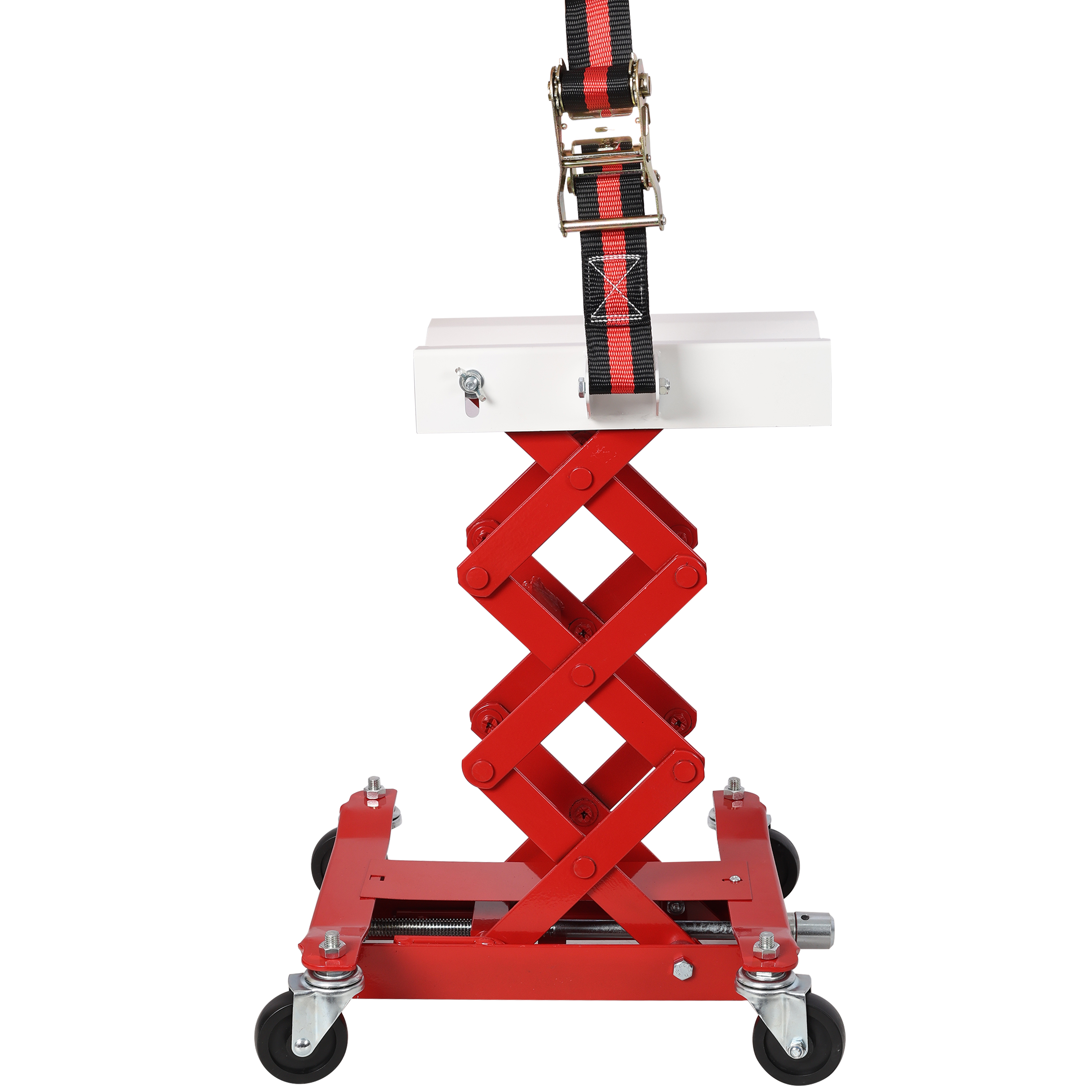 450 lb Low-Lift Transmission Jack with Safety Strap