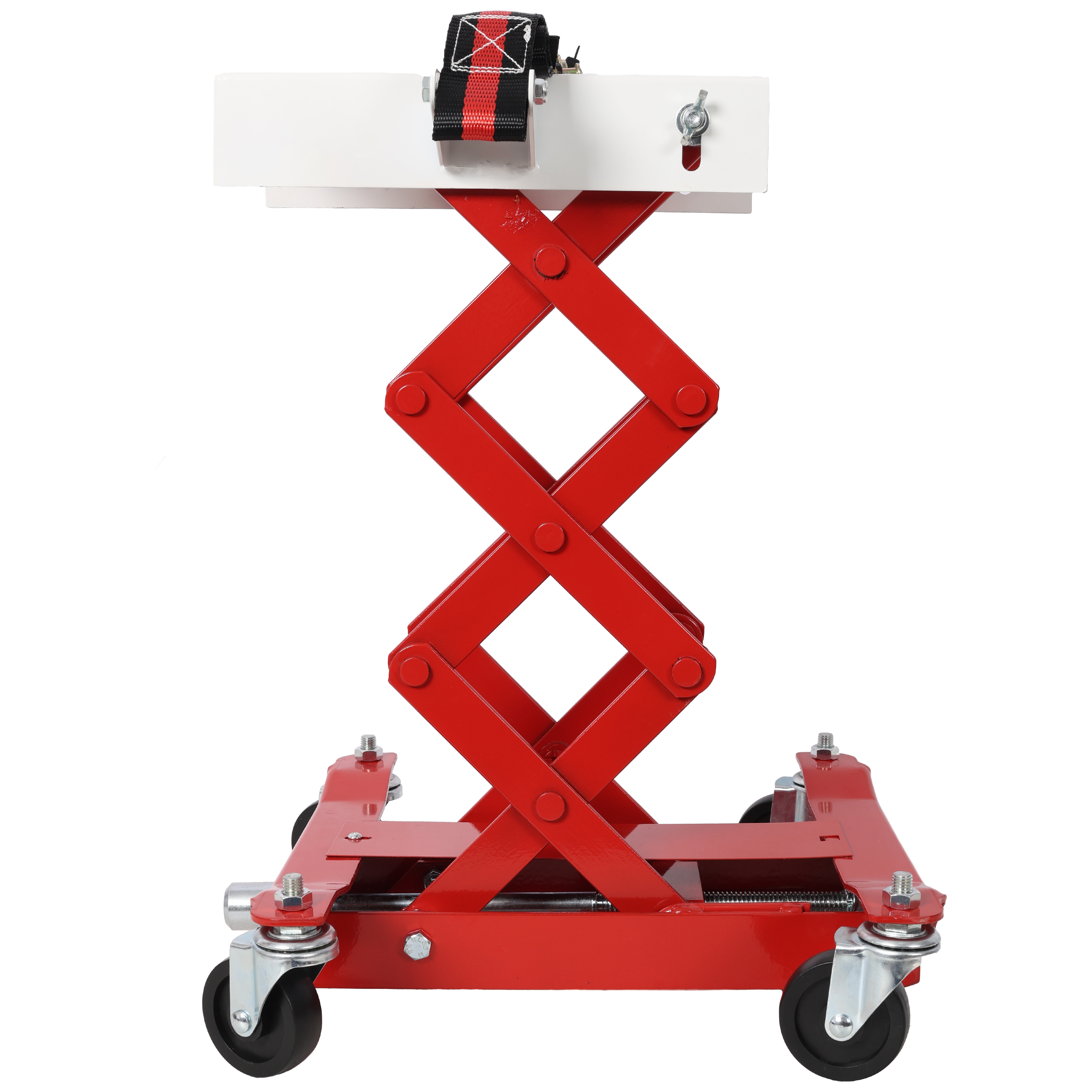 450 lb Low-Lift Transmission Jack with Safety Strap view 2